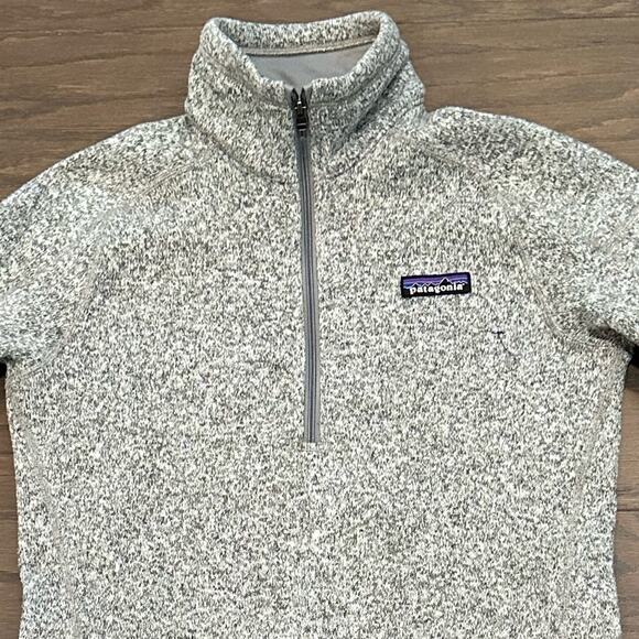 Patagonia Woman’s Better Sweater Gray Birch l 1/4 Zip Fleece Pullover Size XS - Picture 2 of 7